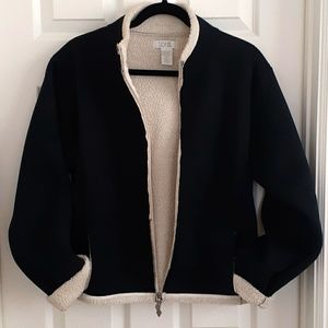 SDI Zip-Up Fitted Sherpa-style Jacket